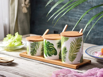 So Sánh Hủ Đựng Gia Vị Nhựa, Thuỷ Tinh Và Gốm Sứ