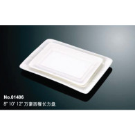 Dĩa hình chữ nhật phong cách phương tây MS 01406