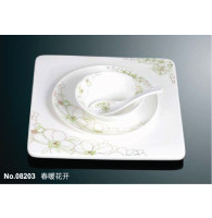 Bộ bát sứ cao cấp hoa văn mùa xuân MS08203